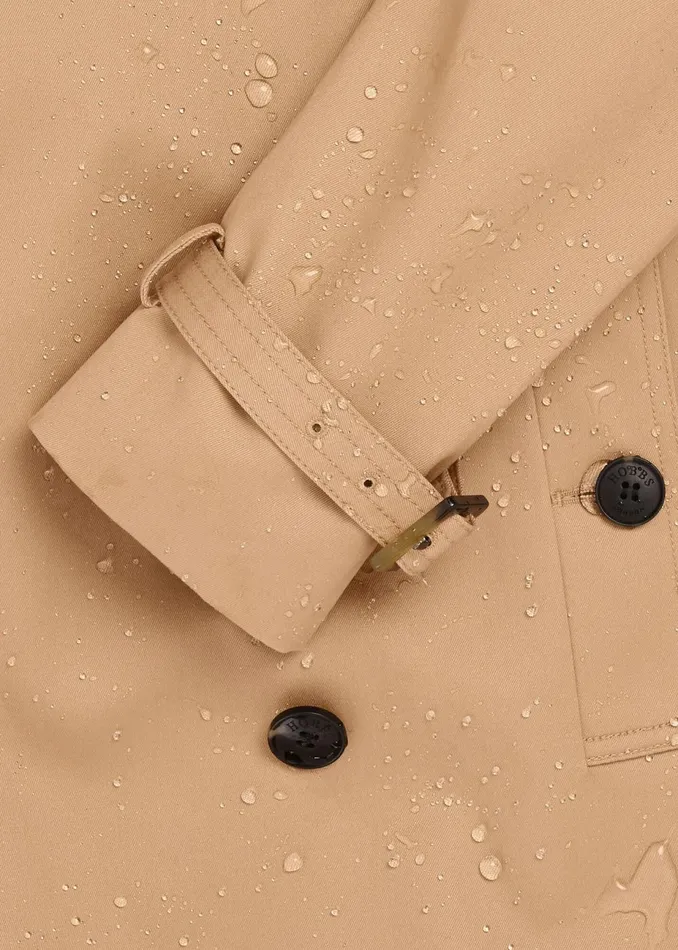 Womens Petite Finley Water Resistant Trench Coat Fawn Beige Hobbs Coats and Jackets Cheap On Sale