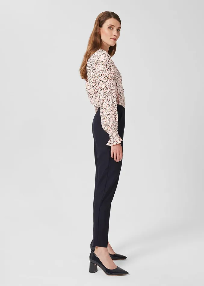 Womens Petite Gael Trousers Navy Hobbs Trousers