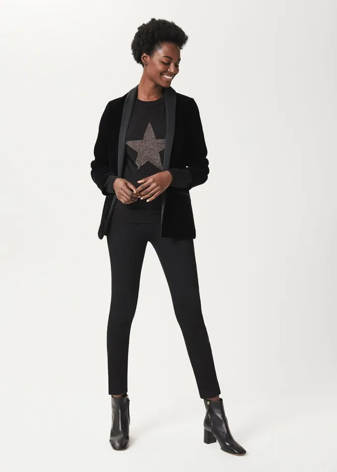 Womens Petite Gia Jean Black Hobbs Jeans Gift for Friend