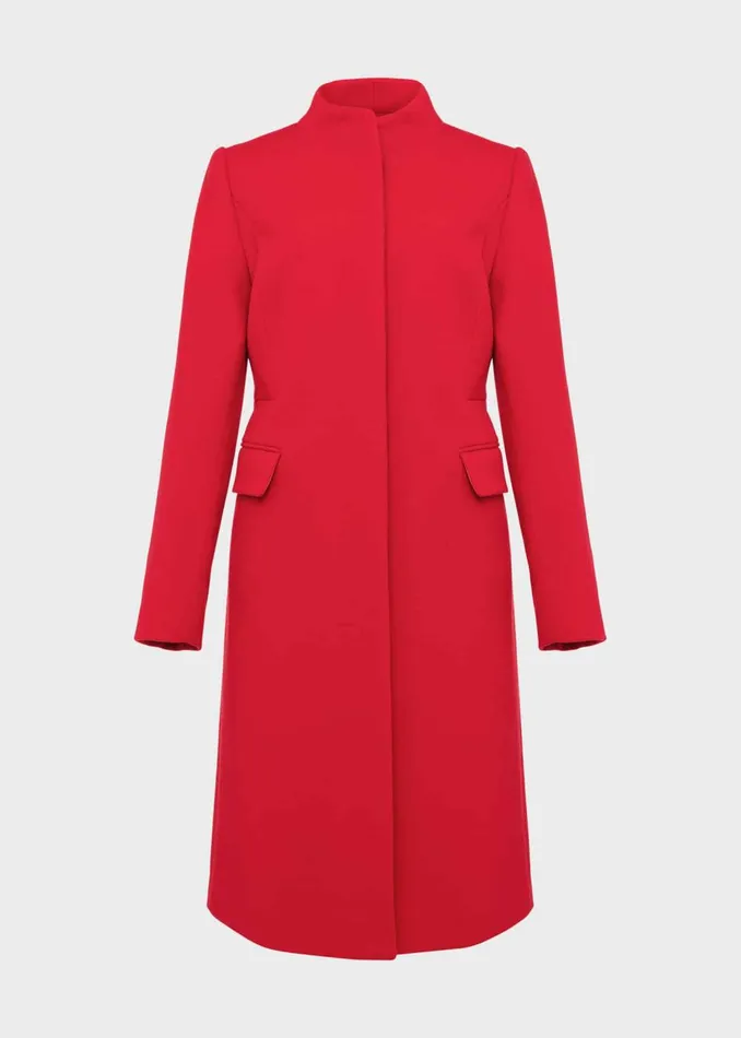 Womens Petite Rhiannon Coat Red Hobbs Coats and Jackets Near Me
