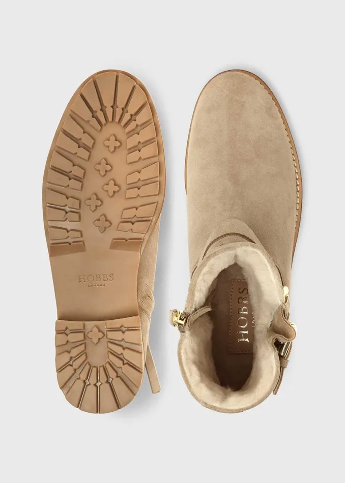 Womens Philippa Suede Ankle Boots Warm Camel Hobbs Ankle Boots Online
