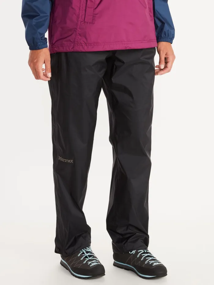 Womens Rainwear Marmot Precip Eco FullZip Pants 8211 Long Black