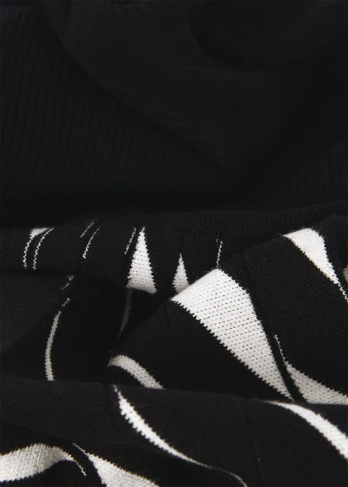Womens Reva Knitted Dress Black Ivory Hobbs Dresses Gift for Friend