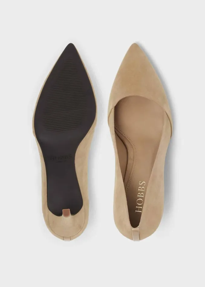 Womens Rowan Suede Court Shoes Light Camel Hobbs Court Shoes Gift for Friend