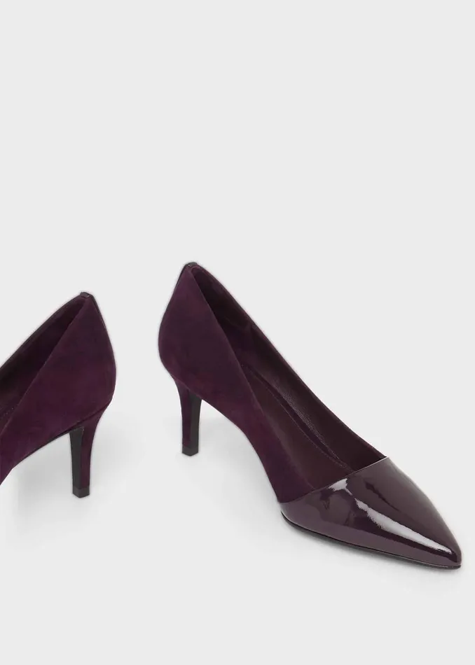 Womens Rowan Suede Court Shoes Purple Plum Hobbs Court Shoes Cheap On Sale
