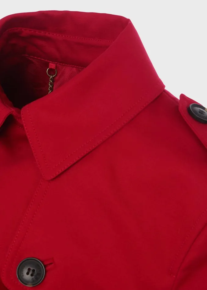 Womens Saskia Water Resistant Trench Coat Red Hobbs Coats and Jackets Online