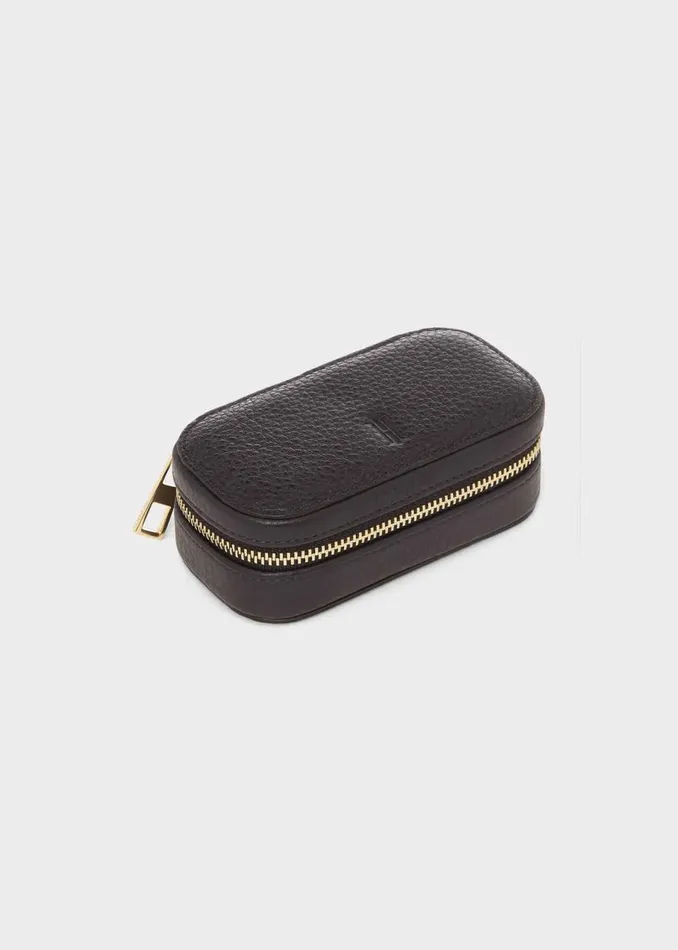 Womens Shetland Leather Jewellery Box Navy Hobbs Jewellery
