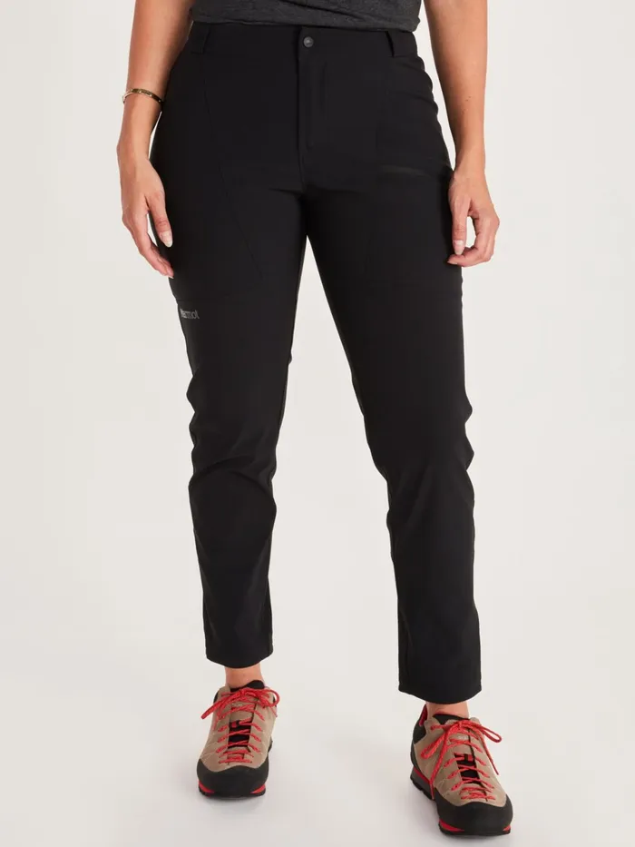 Womens Softshell Marmot Portal Pants Black