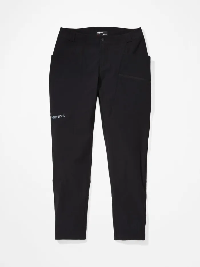 Womens Softshell Marmot Portal Pants Black