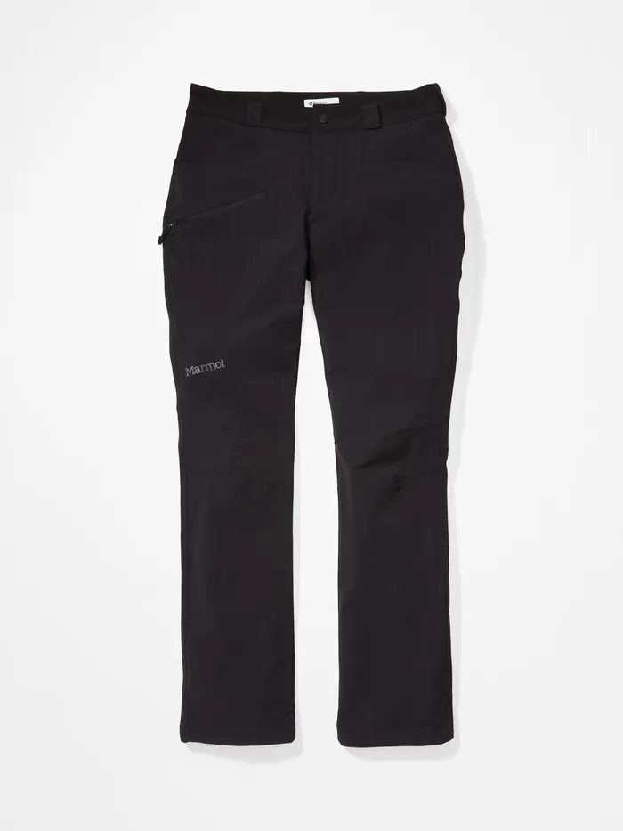 Womens Softshell Marmot Scree Pants Black