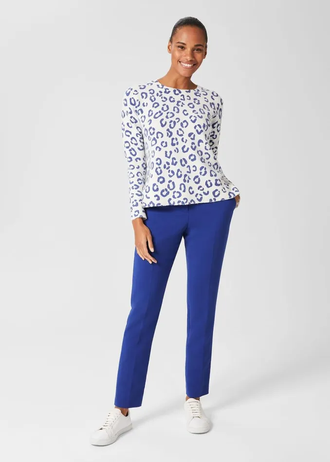 Womens Suki Slim Trouser Cobalt Blue Hobbs Trousers