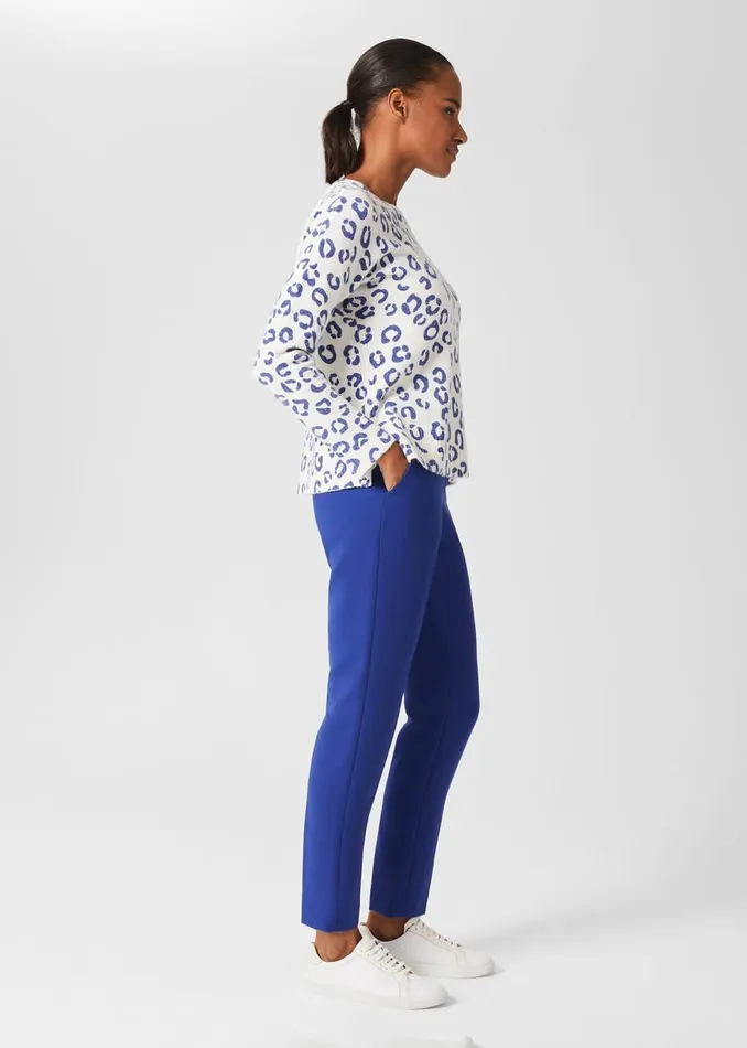Womens Suki Slim Trouser Cobalt Blue Hobbs Trousers