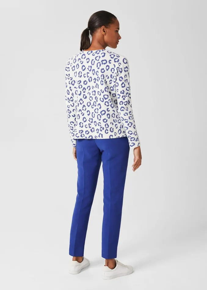 Womens Suki Slim Trouser Cobalt Blue Hobbs Trousers