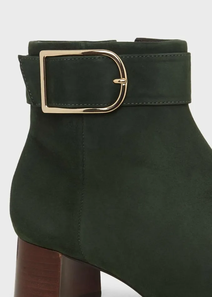 Womens Suzannah Suede Ankle Boot Deep Green Hobbs Court Shoes Gift 4 You