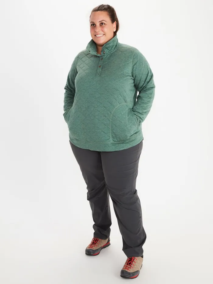 Womens Sweatshirts And Sweaters Marmot Roice LongSleeve Pullover Plus Turtle Dove Heather