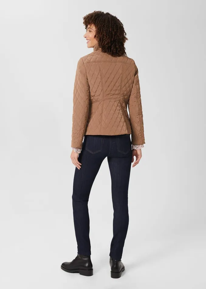 Womens Thandie Quilted Jacket Camel Hobbs Coats and Jackets On Sale