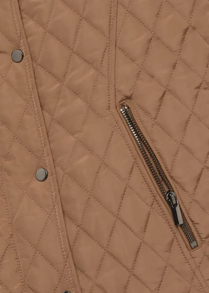 Womens Thandie Quilted Jacket Camel Hobbs Coats and Jackets On Sale