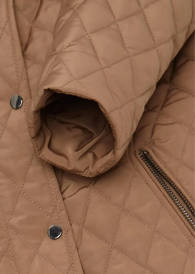 Womens Thandie Quilted Jacket Camel Hobbs Coats and Jackets On Sale