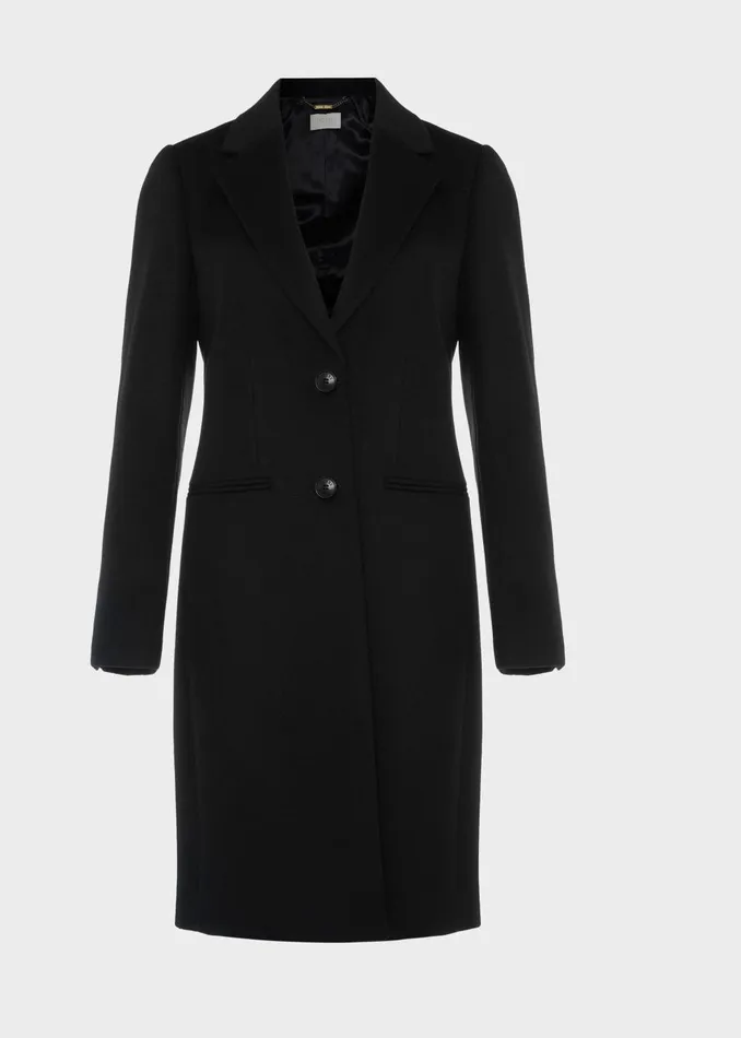 Womens Tilda Wool Coat Black Hobbs Coats and Jackets Online