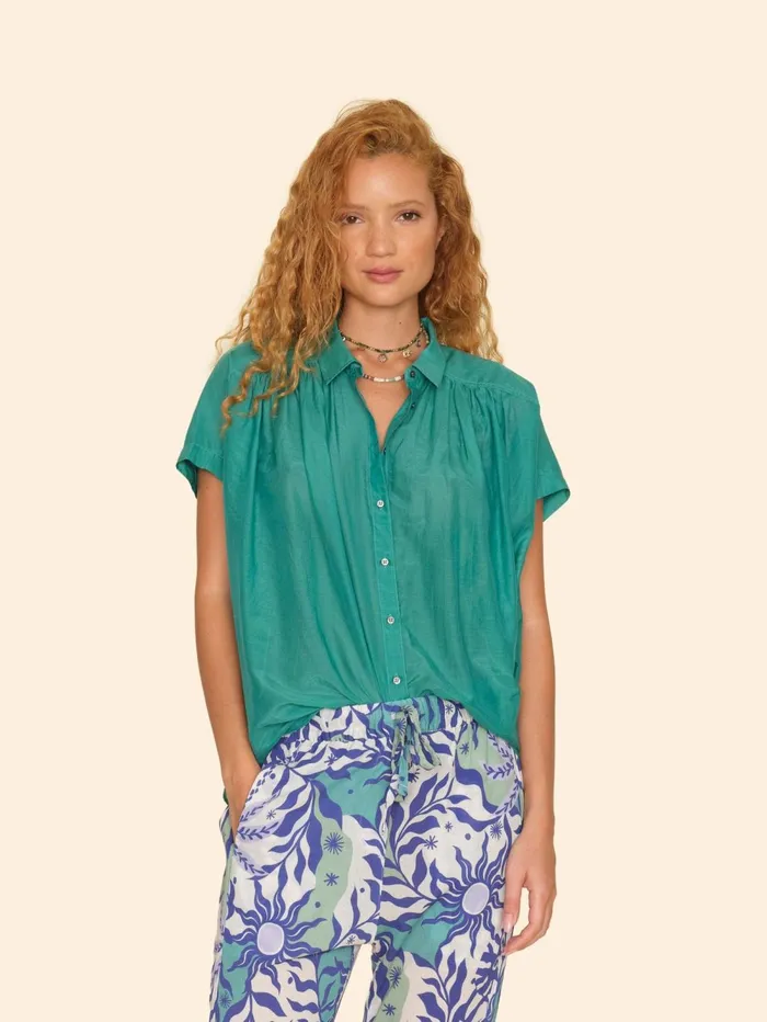 XRENA Bermuda Sea Paxton Shirt Women Shirts