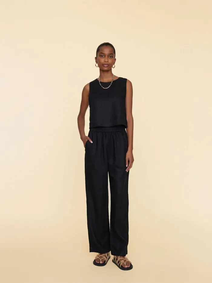 XRENA Black Atticus Pant Women Pants and Jumpsuits