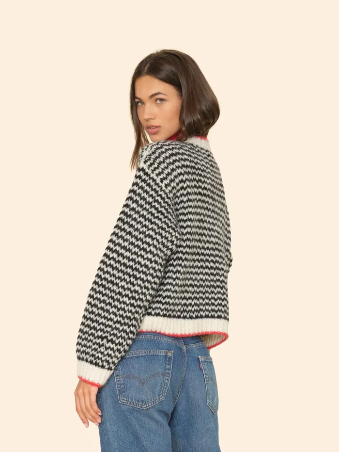 XRENA Black Creme Mabel Sweater Women Sweaters and Jackets XRENA Black Creme Mabel Sweater Women Sweaters and Jackets