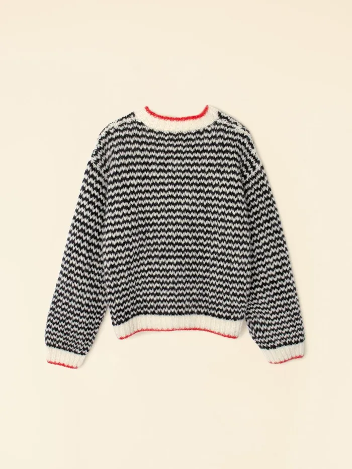 XRENA Black Creme Mabel Sweater Women Sweaters and Jackets XRENA Black Creme Mabel Sweater Women Sweaters and Jackets