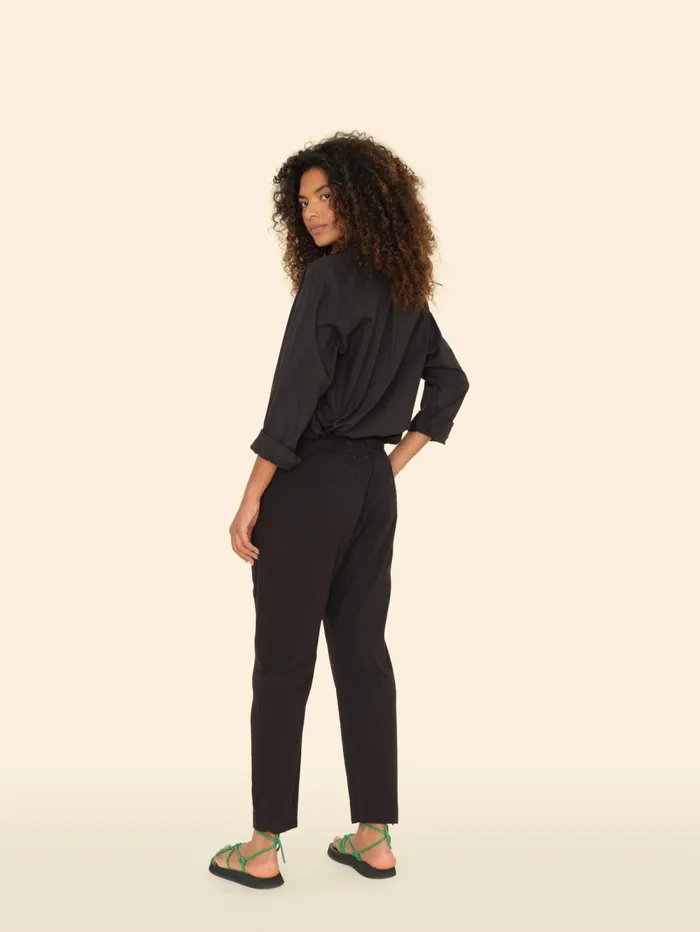 XRENA Black Draper Pant Women Pants and Jumpsuits XRENA Black Draper Pant Women Pants and Jumpsuits