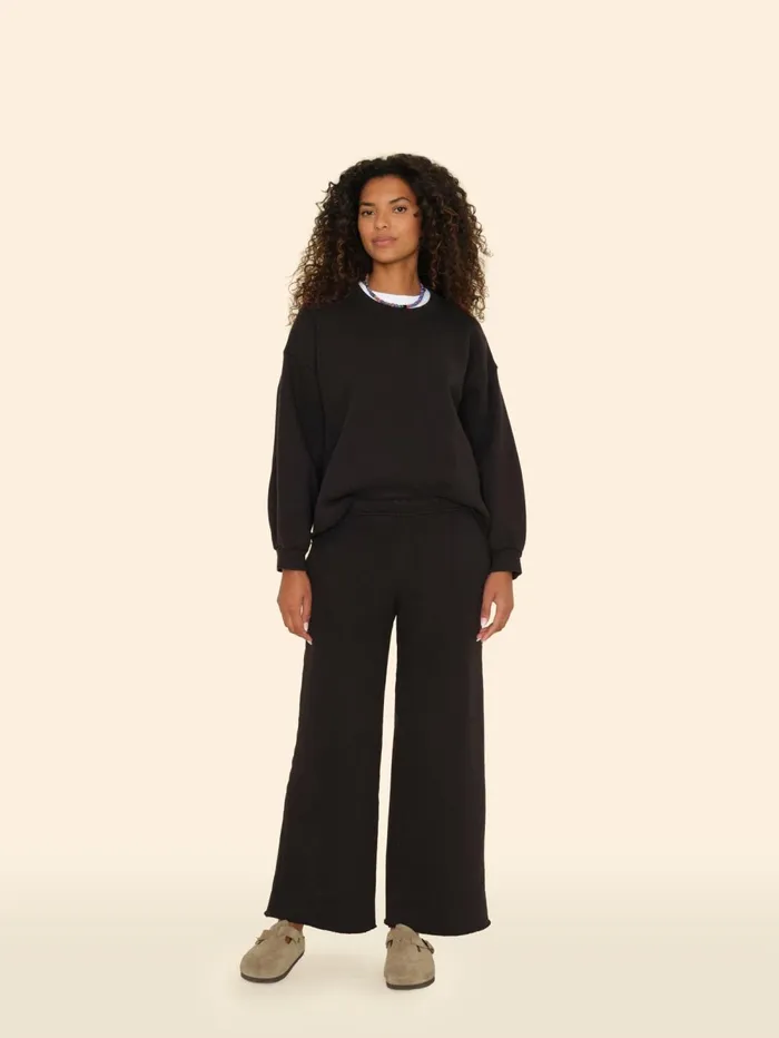 XRENA Black Emmette Sweatpant Women Sweats and Tees