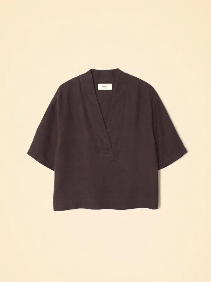 XRENA Black Quartz Aven Top Women Tops
