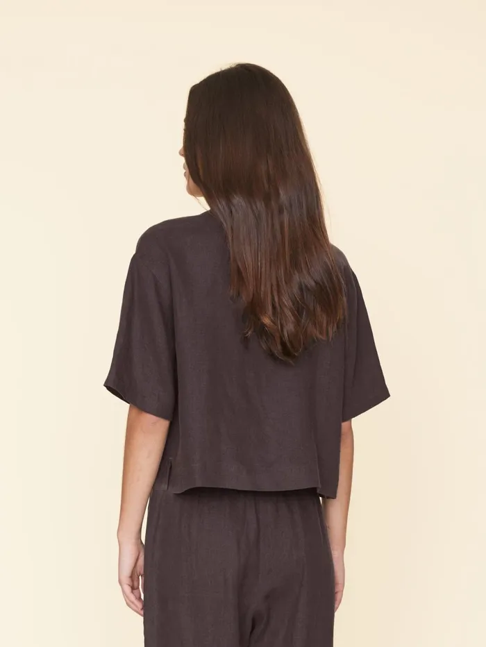 XRENA Black Quartz Aven Top Women Tops XRENA Black Quartz Aven Top Women Tops