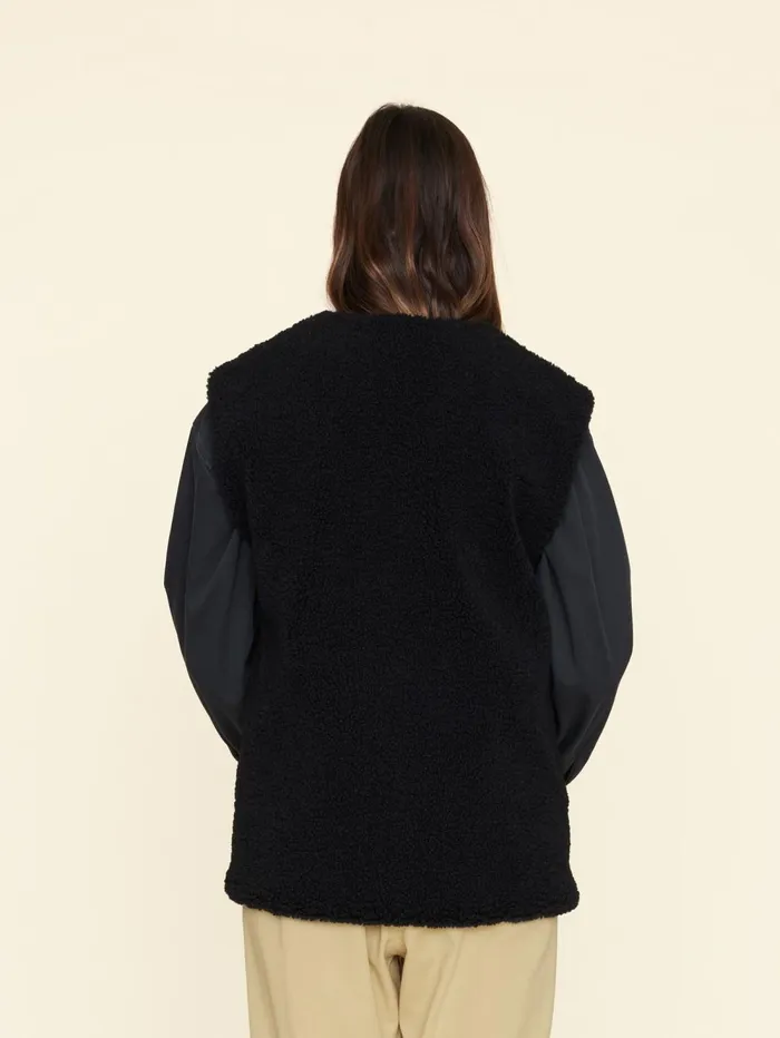 XRENA Black Thea Vest Women Sweaters and Jackets XRENA Black Thea Vest Women Sweaters and Jackets