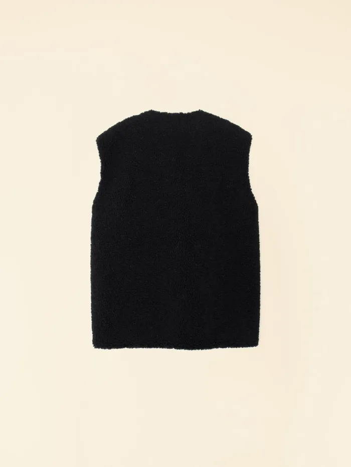 XRENA Black Thea Vest Women Sweaters and Jackets XRENA Black Thea Vest Women Sweaters and Jackets