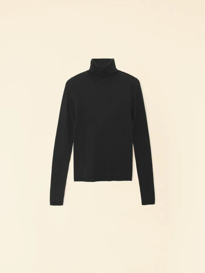 XRENA Black Tommy Sweater Women Sweaters and Jackets