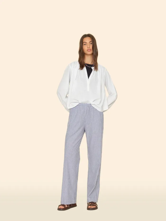 XRENA Blue Ink Piper Pant Women Pants and Jumpsuits