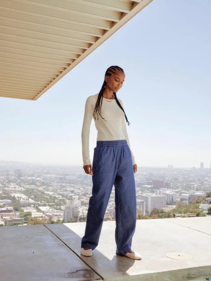 XRENA Blue Rinse Atticus Pant Women Pants and Jumpsuits XRENA Blue Rinse Atticus Pant Women Pants and Jumpsuits