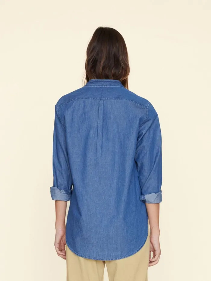 XRENA Blue Rinse Beau Shirt Women Shirts XRENA Blue Rinse Beau Shirt Women Shirts