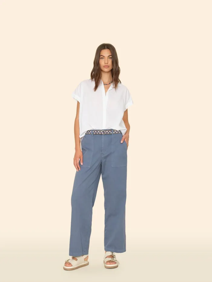 XRENA Blue Storm Morleigh Twill Pant Women Pants and Jumpsuits