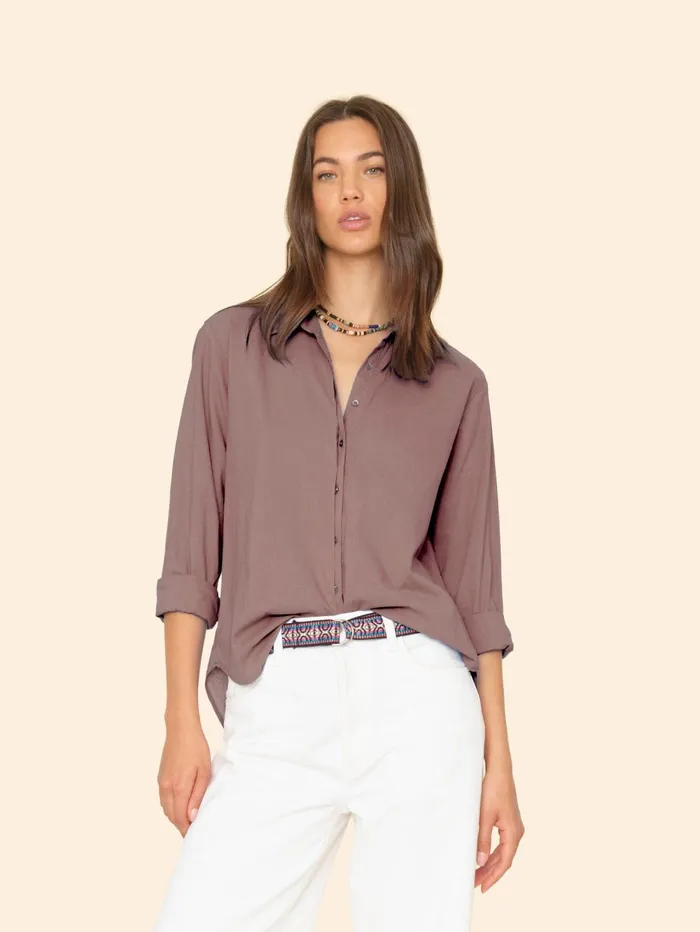 XRENA Brownstone Quinn Shirt Women Shirts