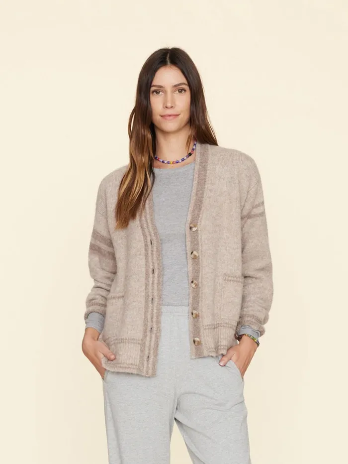 XRENA Cream Beige Carey Cardigan Women Sweaters and Jackets XRENA Cream Beige Carey Cardigan Women Sweaters and Jackets