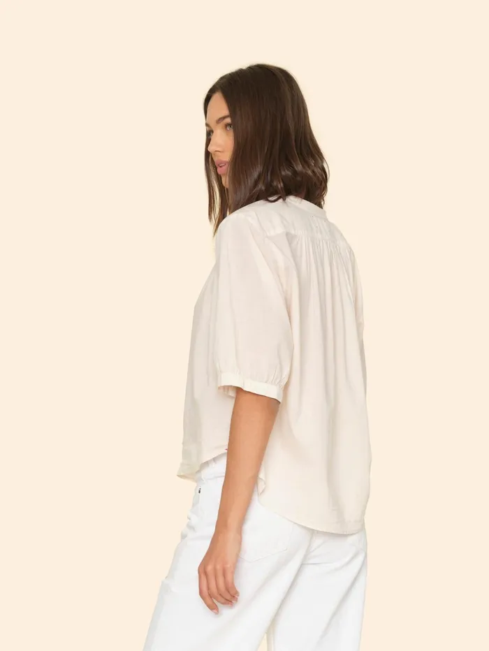 XRENA Cream Peach Chandler Shirt Women Shirts XRENA Cream Peach Chandler Shirt Women Shirts