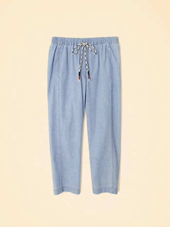 XRENA Dusty Blue Draper Pant Women Pants and Jumpsuits XRENA Dusty Blue Draper Pant Women Pants and Jumpsuits
