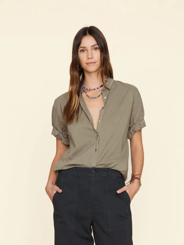XRENA Four Leaf Clover Channing Shirt Women Shirts XRENA Four Leaf Clover Channing Shirt Women Shirts
