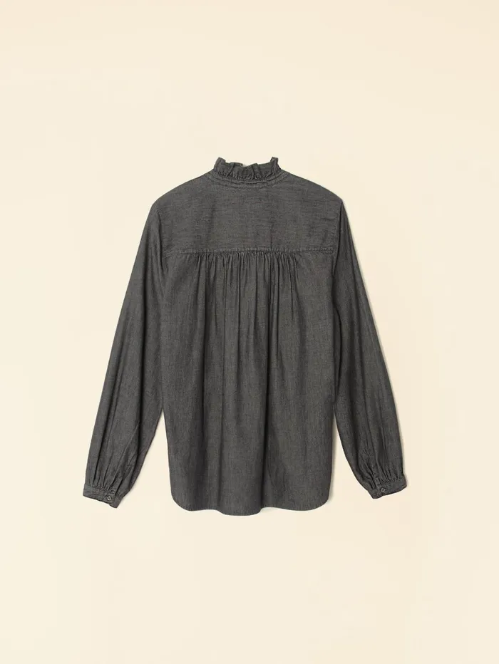 XRENA Graphite Caspian Top Women Tops XRENA Graphite Caspian Top Women Tops