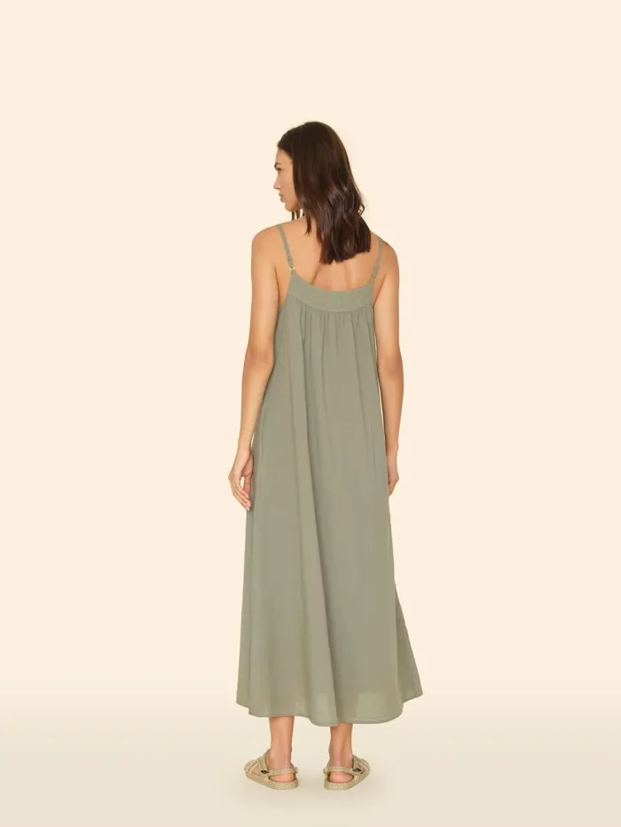 XRENA Green Army Tenley Dress Women Dresses XRENA Green Army Tenley Dress Women Dresses