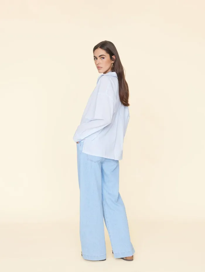 XRENA Light Blue Lucca Denim Pant Women Pants and Jumpsuits XRENA Light Blue Lucca Denim Pant Women Pants and Jumpsuits