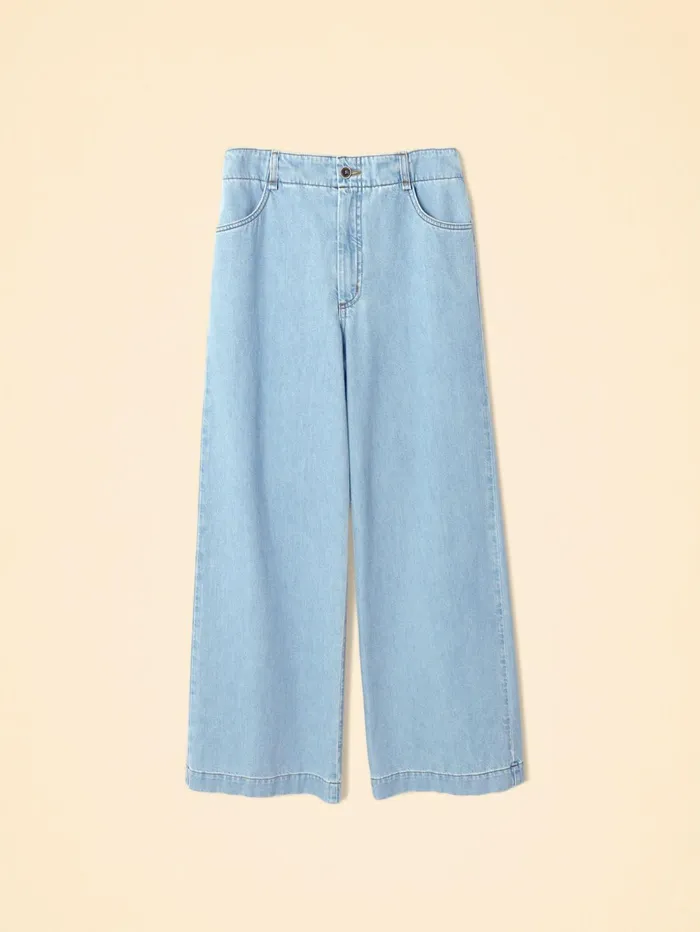 XRENA Light Blue Lucca Denim Pant Women Pants and Jumpsuits XRENA Light Blue Lucca Denim Pant Women Pants and Jumpsuits