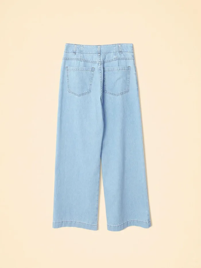 XRENA Light Blue Lucca Denim Pant Women Pants and Jumpsuits XRENA Light Blue Lucca Denim Pant Women Pants and Jumpsuits