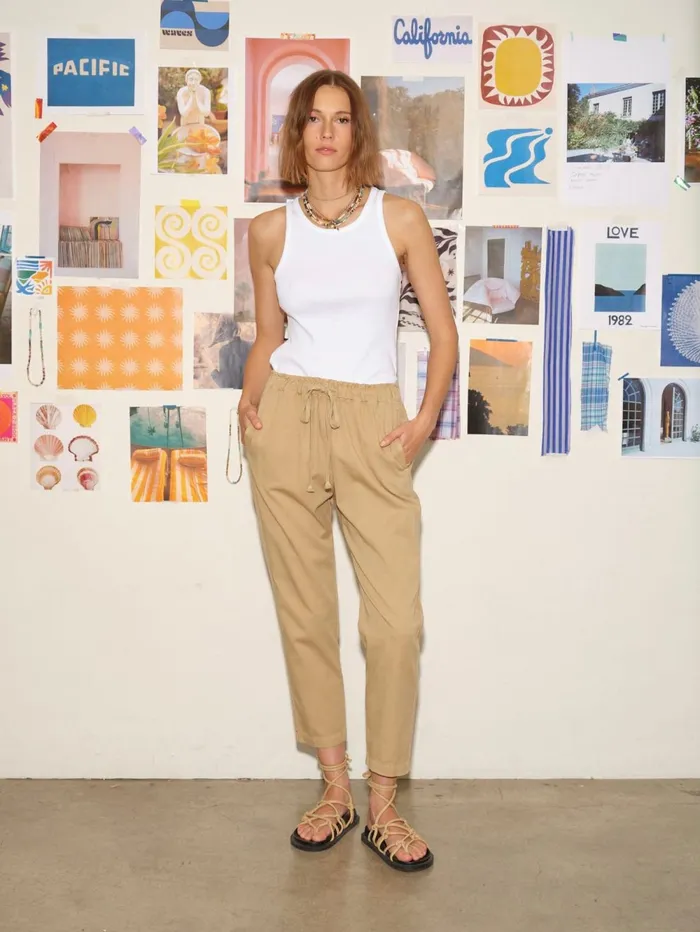 XRENA Lite Khaki Rex Twill Pant Women Pants and Jumpsuits XRENA Lite Khaki Rex Twill Pant Women Pants and Jumpsuits