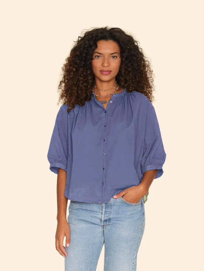 XRENA Marlin Blue Chandler Shirt Women Shirts
